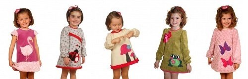 Vestidos artesanales de la tienda online de Flamenka Baby