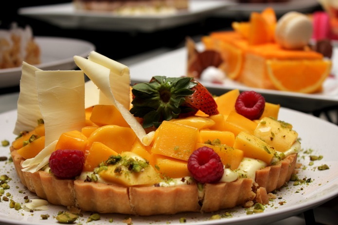 Receta de Tarta de mango para san Valentín