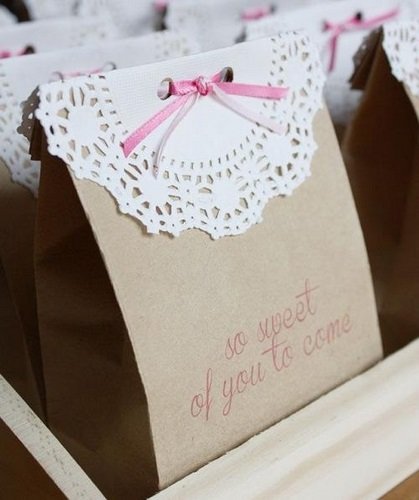 Bolsas decoradas de Baby Shower