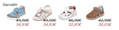 Mini precios calzado infantil