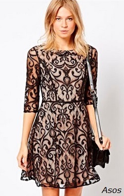 Vestido encaje Asos Tendencias Otoño 2013