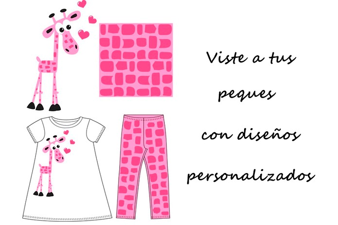 Viste a tus peques con diseños personalizados